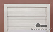 Antique white curved plank panel headboard twin bed by Furniture of America additional picture 13
