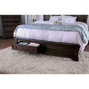Camelback design traditional style platfrom king bed by Furniture of America additional picture 12
