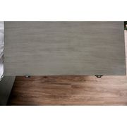 Mirrored panels / gray fabric modern queen bed by Furniture of America additional picture 8