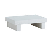 White high gloss lacquer coating low profile bed by Furniture of America additional picture 14