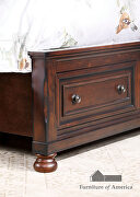Dark cherry wood finish bed in country style by Furniture of America additional picture 12