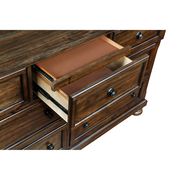Acacia walnut/oak wood finish bed in country style by Furniture of America additional picture 4