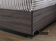 Gray finish w/ black trim contemporary style queen bed by Furniture of America additional picture 11