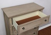 Transitional style gray king bed w/ drawers by Furniture of America additional picture 2