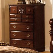 Traditional style glossy dark pine finish bed by Furniture of America additional picture 7