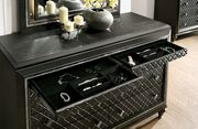 Metallic gray diamond glam style bed w/ LED by Furniture of America additional picture 10