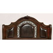 Traditional bed in dark cherry w/ carvings by Furniture of America additional picture 6