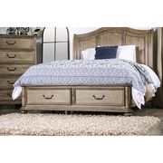 Transitional rustic natural tone king bed w/ storage by Furniture of America additional picture 5
