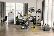 Black finish off-road car design youth bed by Furniture of America additional picture 3