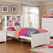 White finish transitional youth bedroom w/ storage by Furniture of America additional picture 2