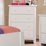 White finish transitional youth bedroom w/ storage by Furniture of America additional picture 6