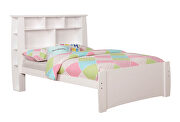 White finish transitional youth bedroom w/ storage by Furniture of America additional picture 9