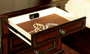 Dark cherry finish traditional style queen bed w/ storage by Furniture of America additional picture 13