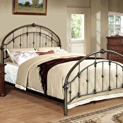 Brushed bronze finish powder coated platform bed by Furniture of America additional picture 2