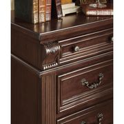 English style traditional dark cherry king bed by Furniture of America additional picture 4