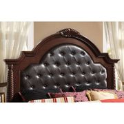 English style traditional dark cherry king bed by Furniture of America additional picture 9