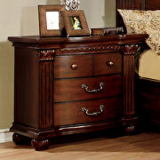 Traditional style cherry finish king bed by Furniture of America additional picture 3