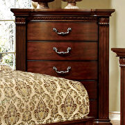 Traditional style cherry finish king bed by Furniture of America additional picture 4