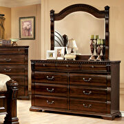 Cherry solid wood transitional king bed by Furniture of America additional picture 2