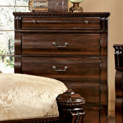 Cherry solid wood transitional king bed by Furniture of America additional picture 5