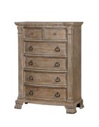 Antique natural rustic style traditional chest by Furniture of America additional picture 4