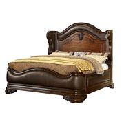 Dark cherry traditional king size bed by Furniture of America additional picture 5