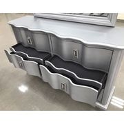 Transitional style silver glam dresser additional photo 2 of 2
