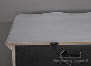 Transitional style silver glam king bed by Furniture of America additional picture 7