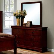 5pcs cherry finish casual style bedroom set by Furniture of America additional picture 2