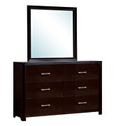 Generous storage and silver hardware accents dresser additional photo 3 of 3