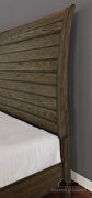 Light walnut wire-brushed finish transitional bed by Furniture of America additional picture 12