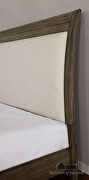 Light walnut wire-brushed finish transitional bed by Furniture of America additional picture 7