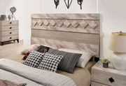 Beige / espresso / faux marble contemporary bed by Furniture of America additional picture 2