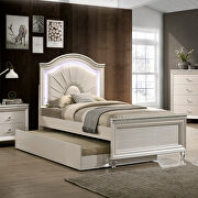 Acrylic & mirror accents pearl white finish youth bedroom by Furniture of America additional picture 15