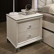 Acrylic & mirror accents pearl white finish youth bedroom by Furniture of America additional picture 6