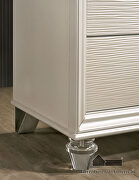 Acrylic & mirror accents pearl white finish youth bedroom by Furniture of America additional picture 8