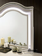Acrylic & mirror accents pearl white finish youth bedroom by Furniture of America additional picture 10