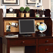 Cherry finish solid wood transitional desk by Furniture of America additional picture 2