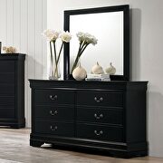 Black english dovetail construction transitional bed by Furniture of America additional picture 6