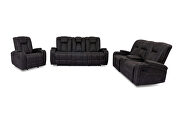 Luxurious comfort and contemporary style dark gray power recliner sofa by Furniture of America additional picture 12