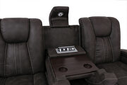 Luxurious comfort and contemporary style dark gray power recliner sofa by Furniture of America additional picture 8