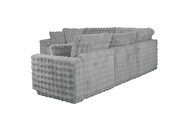 Modular silver gray 5pcs fabric sectional by Furniture of America additional picture 6