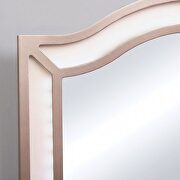 Tiffany blush glam mirror style vanity and stool set by Furniture of America additional picture 6