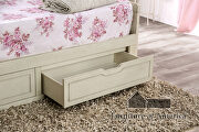 Button-tufted design daybed in antique white finish with two drawers by Furniture of America additional picture 8
