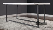 High gloss lacquer top dining table by Furniture of America additional picture 7
