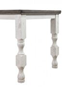 Counter height table in antique white/gray finish by Furniture of America additional picture 5