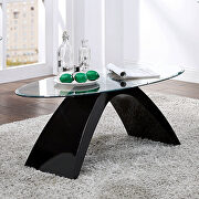 Tempered glass top coffee table by Furniture of America additional picture 8