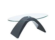 Tempered glass top coffee table by Furniture of America additional picture 5