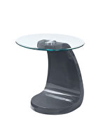 Tempered glass top end table by Furniture of America additional picture 2