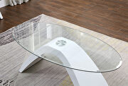 Tempered glass top coffee table by Furniture of America additional picture 7